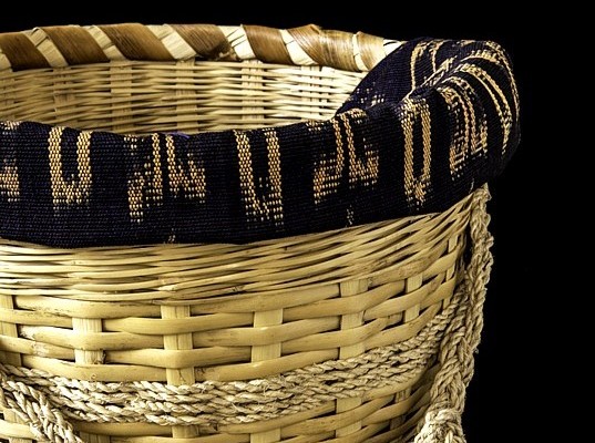 Cestería en fibra de cañaveral (Arundo donax)