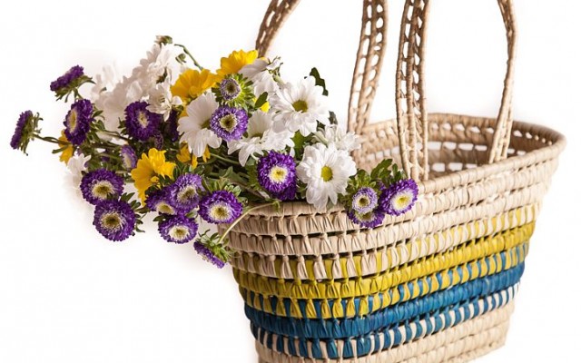 Cestería en palmito, caña y mimbre de Taunate